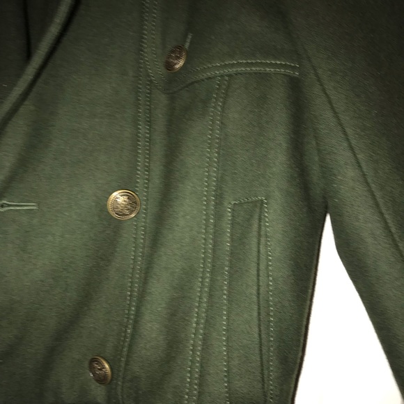Sean John Women’s Hunter Green Peacoat - Picture 5 of 8